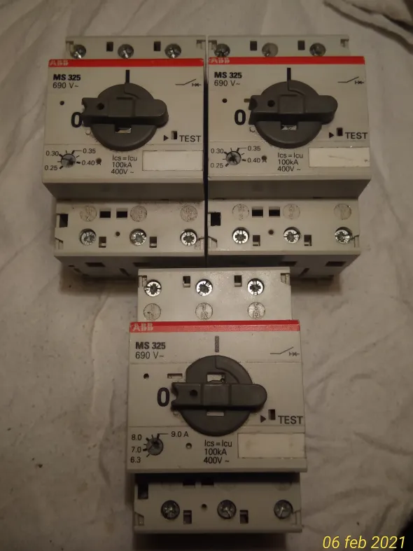 ABB SALVAMOTORE MS325 0,25 / 12,5 A