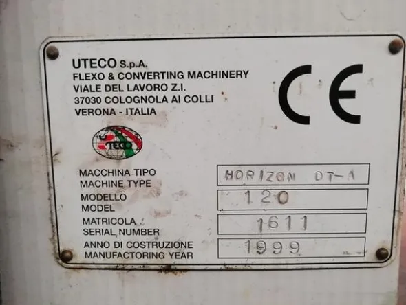 2#4325 Accoppiatrice Uteco Horizon DT-A