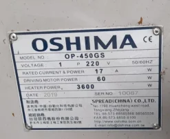 ADESIVATRICE OSHIMA 450GST