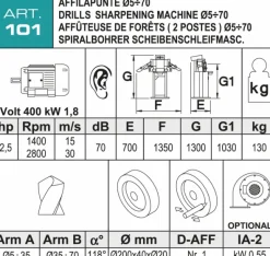 Affilautensili Aceti ART.101 Nuova