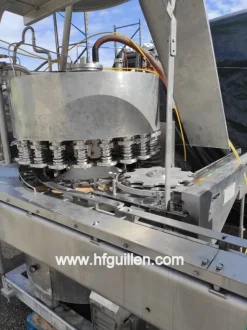 AGGRAFFATRICE FMC A 4 TESTE CON RIEMPITRICE SOTTOVUOTO