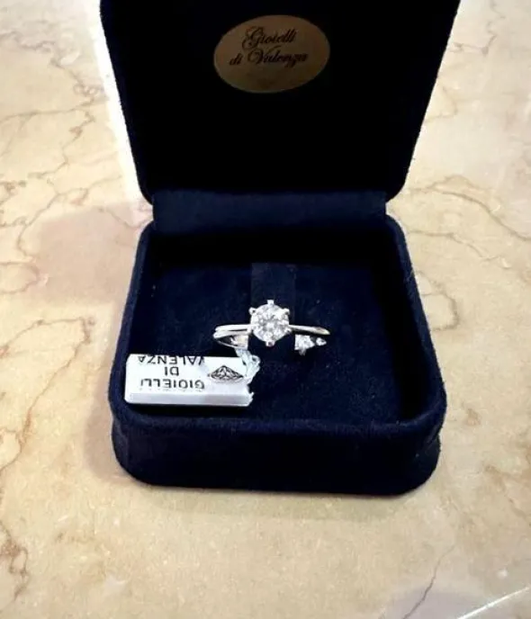 8#8694 ANELLO SOLITARIO TIFFANY