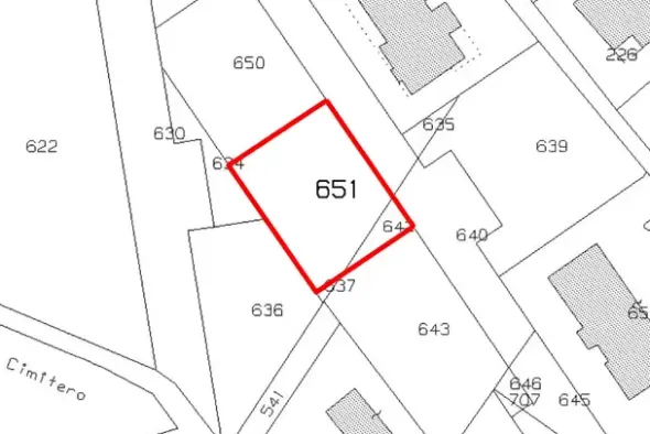 #2537191 Area edificabile residenziale di 629 mq