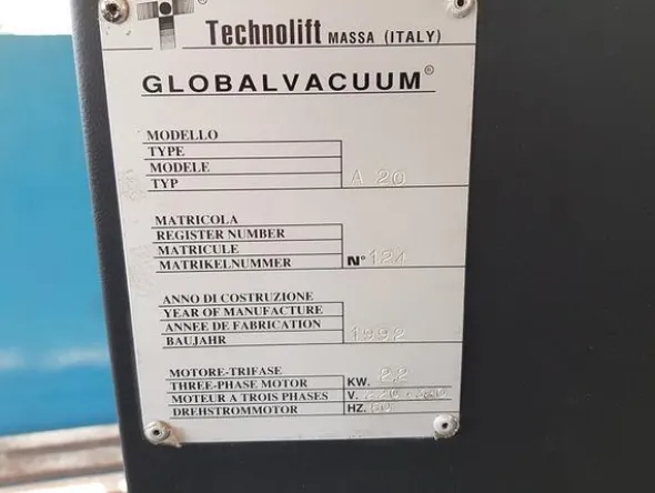 7#3215 Aspiratori Globalvaccum Technolift