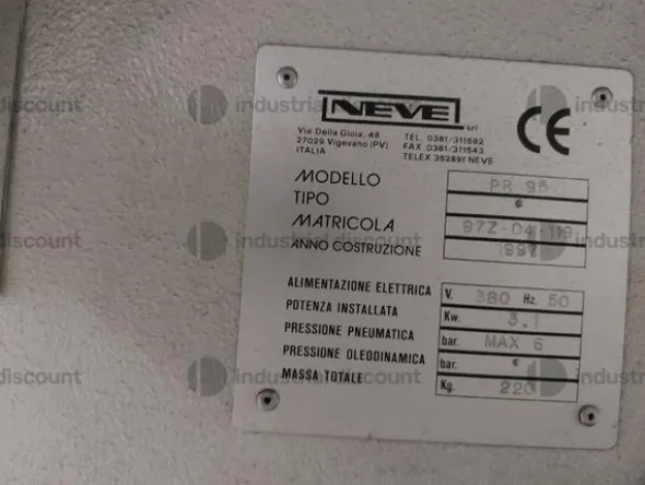 2#8561 Attrezzature e macchine per l'industria calzaturiera