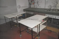 1#9486 Attrezzature per finissaggio tessile e furgone Fiat Ducato