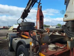 8#9304 Autocarro IvecoEurotech con gru e ragno/polipo a 6 chele
