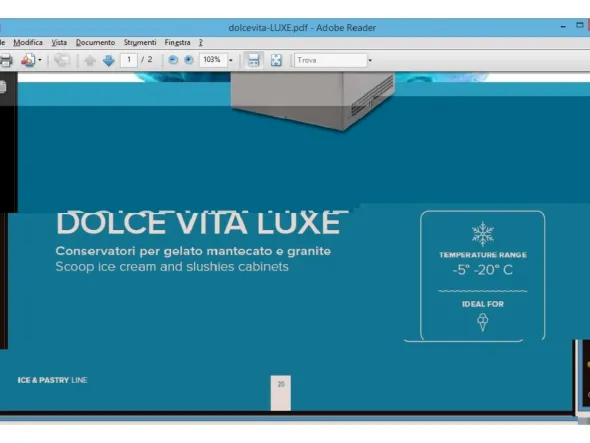 Banco gelati 6+6 pozzetti - Mod. Dolcevita-LUXE