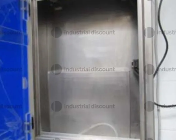 17#9809 Banco in acciaio inox e sterilizzatore per coltelli