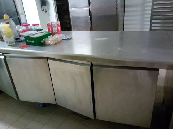 Bancone refrigerato da lavoro laboratorio pasticceria