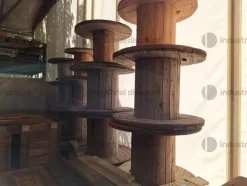 1#9425 Barrique in legnoe Bobine in legno
