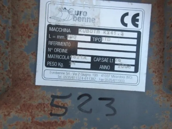 19#7085 Benne Cangini e Truck Systems