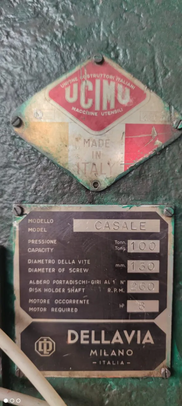 Bilancere "Dellavia" 100 Ton