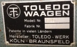 BILANCIA DA PAVIMENTO – TOLEDO MOD. 2031 (BIL-53)