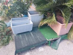 18#8015 Blocchi in calcestruzzo e vasi