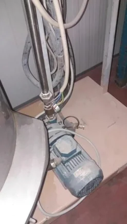 15#3067 Bollitore inox per zucchero con pompa del vuoto