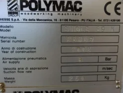 1022#2803 Bordatrice manuale Biesse Polymac
