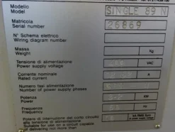 1022#2803 Bordatrice manuale Biesse Polymac