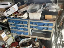 8#7935 Box uffici prefabbricato e attrezzatura edile