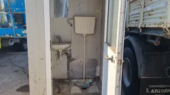 Box WC bagno da cantiere coibentato.