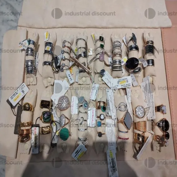 1#9152 Bracciali anelli orecchini e molini in argento