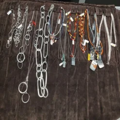 1#9152 Bracciali anelli orecchini e molini in argento
