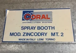 Cabina di verniciatura a secco Coral modello HC-350
