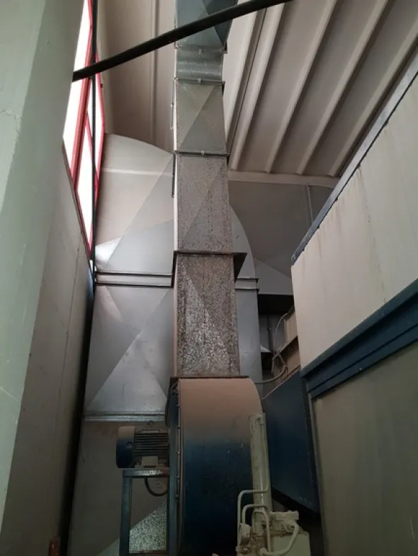 19#5191 Cabina di verniciatura a secco