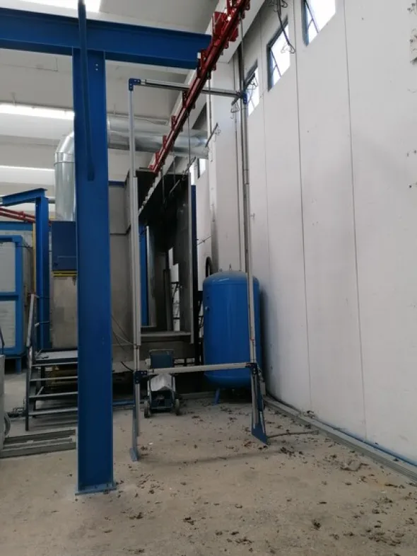 1#7289 Cabina di verniciatura Nordson