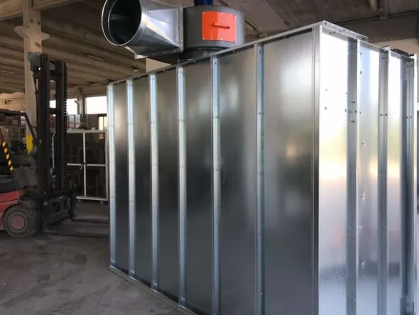 11#4901 Cabina di verniciatura Olimpia a secco 4 metri