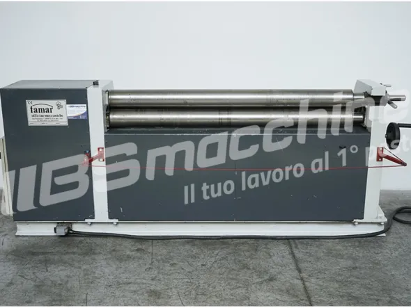 Calandra a 3 rulli FAMAR A312-15/3 Curvatrice lamiera con invito usata