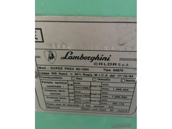 CALDAIA LAMBORGHINI