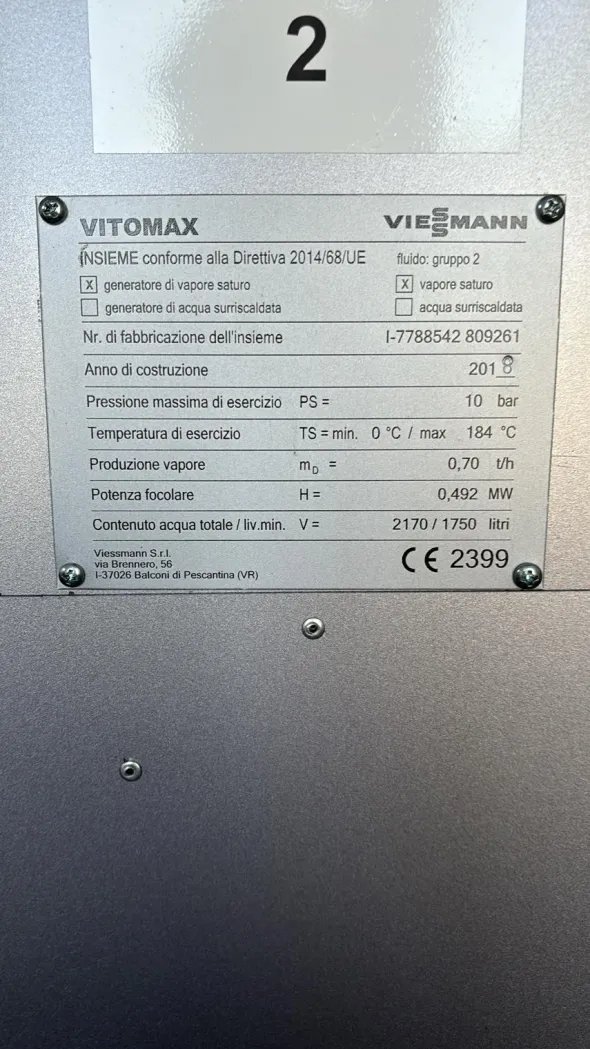 Caldaia VIESSMANN Vitomax 200