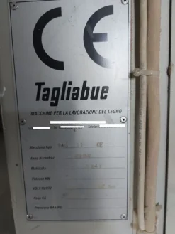 7#8197 Calibratrice Tagliabue TAG 11 CE
