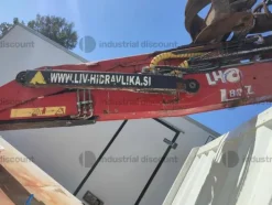 18#9387 Camion IVECO Eurotrakker a pianale con Gru e pinza per legna