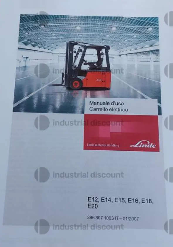 1#10277 Carello elevatore Linde 16 Q