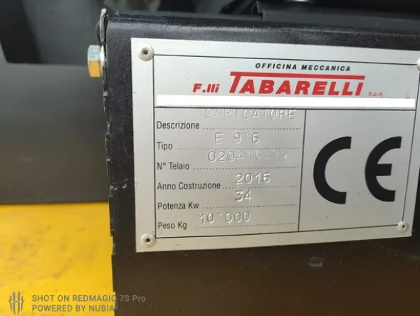 6#8032 Caricatore semovente Tabarelli E9.6
