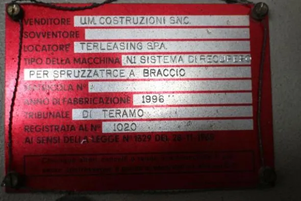 86#2932 Carosello di verniciatura a spruzzo