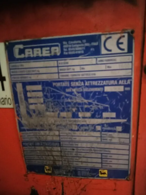 23#7737 Carrello elevatore Carer Z25CB