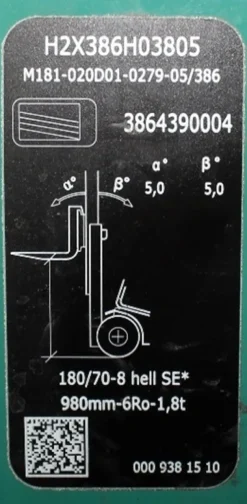 Carrello Elevatore Frontale LINDE E16 Evo