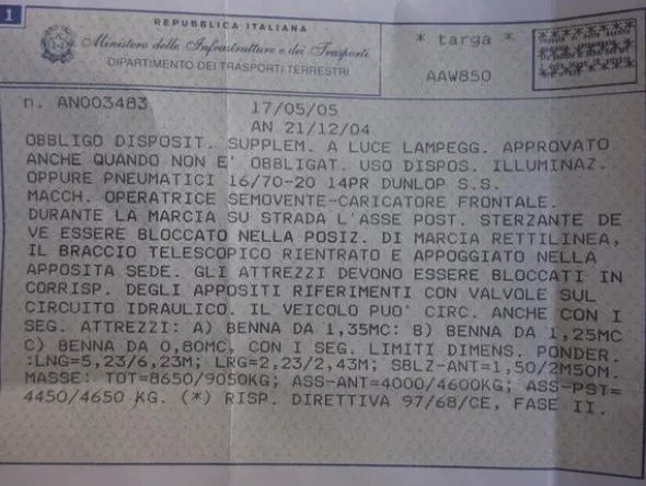 1#3997 Carrello elevatore Merlo
