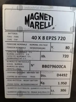 2#9140 Carrello elevatore OM E50N