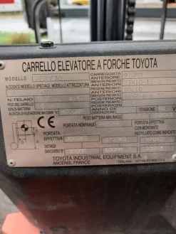 1#8169 Carrello elevatore Toyota
