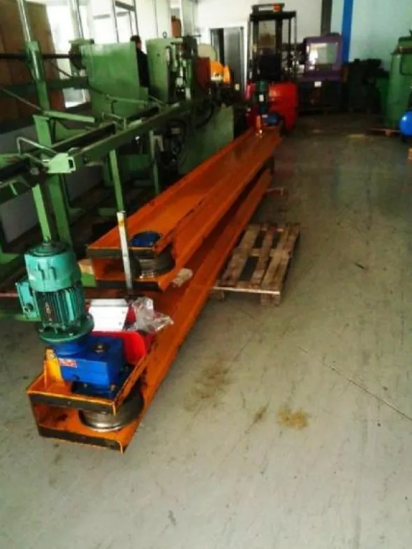17#3528 Carroponte bitrave Omis 15 ton