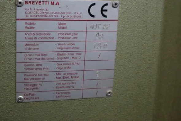 3#6340 Carteggiatrice Scm-Samco