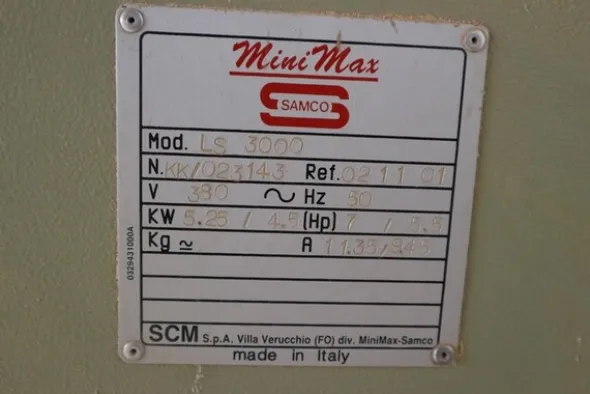 3#6340 Carteggiatrice Scm-Samco