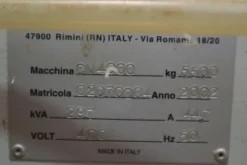 3#6340 Carteggiatrice Scm-Samco