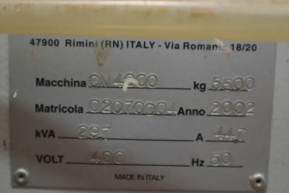 3#6340 Carteggiatrice Scm-Samco
