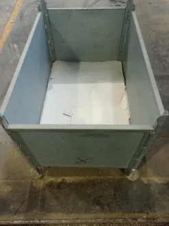 Cassone Contenitore In ferro Zincato
