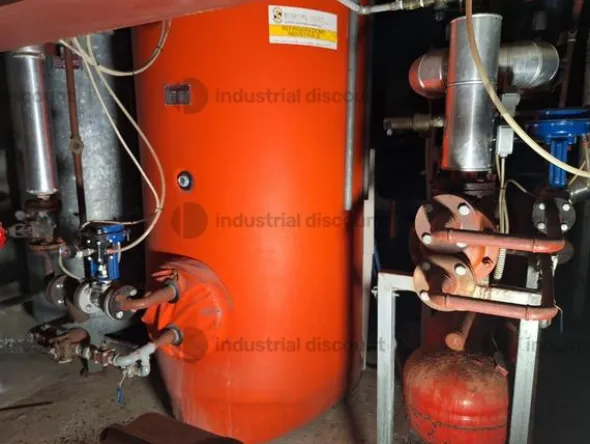28#9389 Centrale di produzione vapore Biasicentrale di produzione acqua caldaImpianto di accumulo acqua industriale